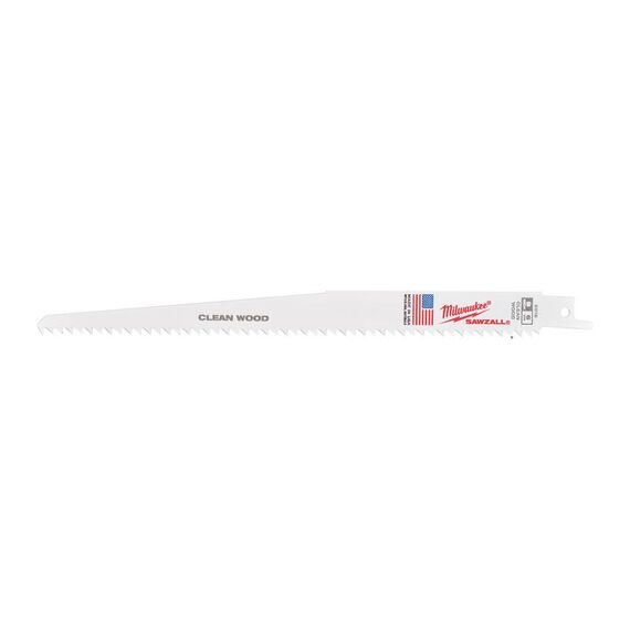 Сабельное полотно Milwaukee SAWZALL® UNVIERSAL 230 x 6 Tpi 5 PCS по дереву и пластику - 48005016, Модель: SAWZALL® UNVIERSAL 230 x 6 Tpi 5 PCS, внеший вид