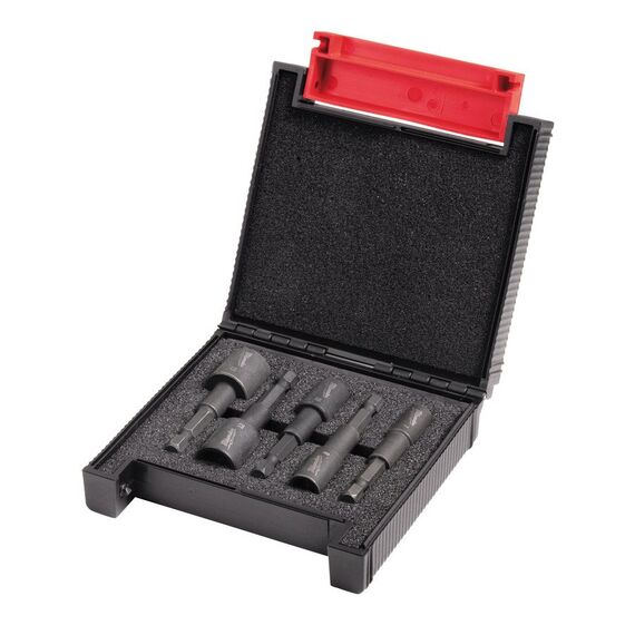 Набор магнитных торцевых насадок Milwaukee SHOCKWAVE MAGNETIC NUT DRIVERS SET 5 PCS - 4932352822, внеший вид