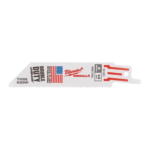 Сабельное полотно Milwaukee THIN KERF SM 100 x 14 Tpi 5 PCS - 48005181, Модель: THIN KERF SM 100 x 14 Tpi 5 PCS, внеший вид