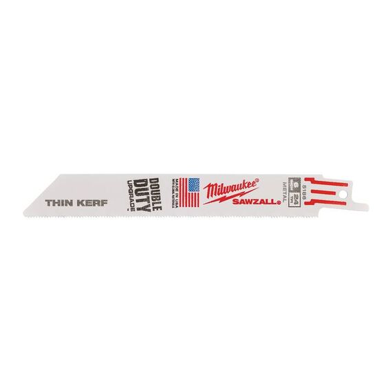 Сабельное полотно Milwaukee THIN KERF SM 150 x 24 Tpi 5 PCS - 48005186, Модель: THIN KERF SM 150 x 24 Tpi 5 PCS, внеший вид