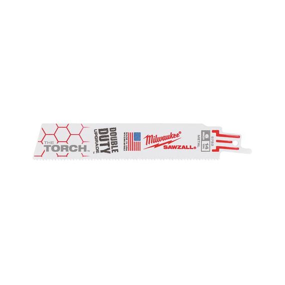 Сабельное полотно Milwaukee TORCH™ T 150 x 14 Tpi 25 PCS - 48008782, Модель: TORCH™ T 150 x 14 Tpi 25 PCS, внеший вид