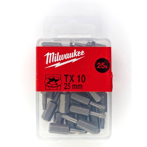 Бита Milwaukee TX 10 X 25 MM 25 PCS - 4932399594, внеший вид