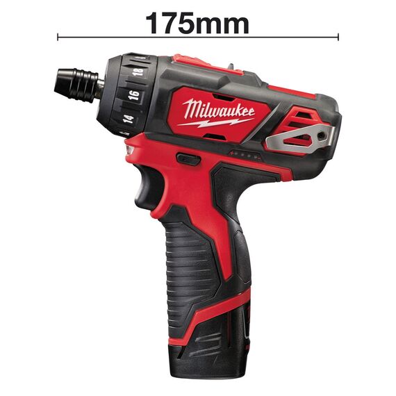 Аккумуляторный винтоверт Milwaukee M12 BD-202C - 4933443885, фото, изображение 5 Аккумуляторный винтоверт Milwaukee M12 BD-202C - 4933443885, внеший вид, изображение 5