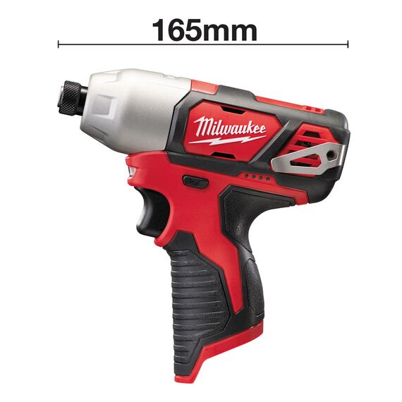 Аккумуляторный импульсный винтоверт Milwaukee M12 BID-0 - 4933441955, Модель: M12 BID-0, фото, изображение 2 Аккумуляторный импульсный винтоверт Milwaukee M12 BID-0 - 4933441955, Модель: M12 BID-0, внеший вид, изображение 2