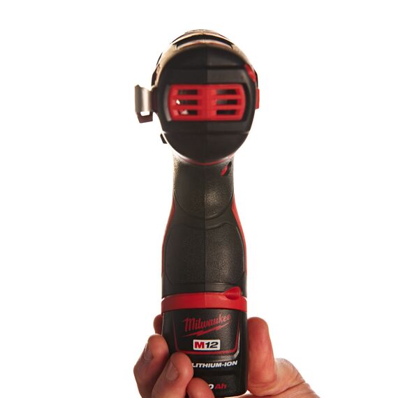 Аккумуляторный импульсный винтоверт Milwaukee M12 BID-202C - 4933443895, фото, изображение 12 Аккумуляторный импульсный винтоверт Milwaukee M12 BID-202C - 4933443895, внеший вид, изображение 12