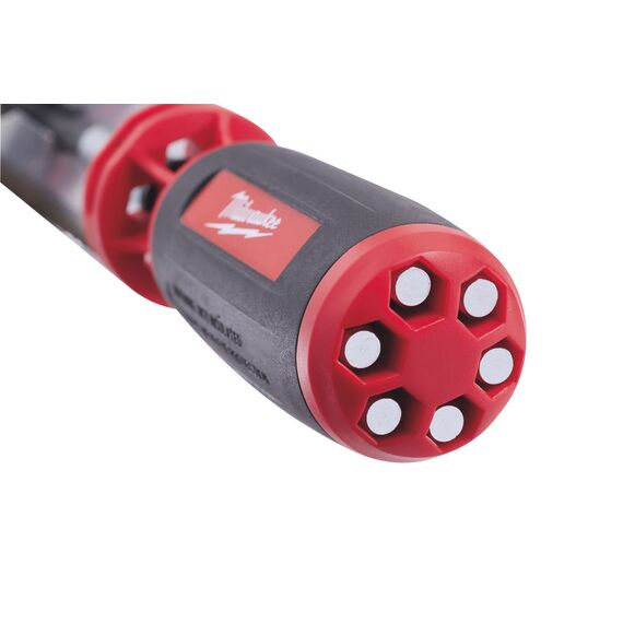 Отвертка с трещоткой Milwaukee 10 IN 1 RATCHET MULTI-BIT SCREWDRIVER-HEX - 48229306, Тип отвертки: Набор, Модель: 10 IN 1 RATCHET MULTI-BIT SCREWDRIVER-HEX, внеший вид, изображение 5