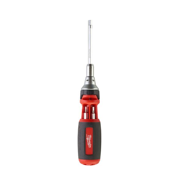 Отвертка с трещоткой Milwaukee 10 IN 1 RATCHET MULTI-BIT SCREWDRIVER-HEX - 48229306, Тип отвертки: Набор, Модель: 10 IN 1 RATCHET MULTI-BIT SCREWDRIVER-HEX, внеший вид, изображение 10