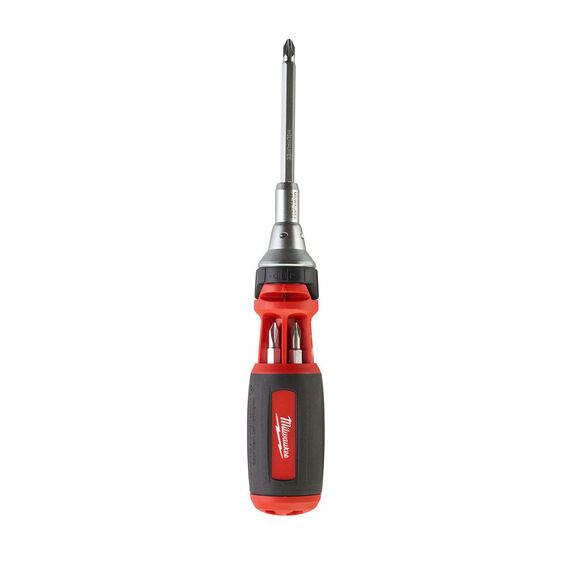 Универсальная отвертка с трещоткой Milwaukee 10 IN 1 RATCHET MULTI-BIT SCREWDRIVER-UNIVERSAL - 48222311, Модель: 10 IN 1 RATCHET MULTI-BIT SCREWDRIVER-UNIVERSAL, Длина (мм): 152, внеший вид, изображение 11
