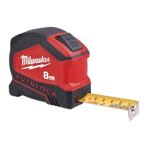 Рулетка Milwaukee AUTOLOCK 8m - 4932464664, Модель: AUTOLOCK 8m, внеший вид, изображение 4