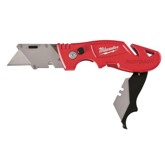 Многофункциональный складной нож со сменными лезвиями Milwaukee FASTBACK™ FLIP UTILITY KNIFE WITH BLADE STORAGE с отсеком для хранения лезвий - 48221903, внеший вид, изображение 11