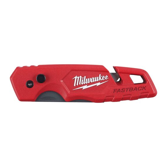 Многофункциональный складной нож со сменными лезвиями Milwaukee FASTBACK™ FLIP UTILITY KNIFE WITH BLADE STORAGE с отсеком для хранения лезвий - 4932471358, внеший вид, изображение 3