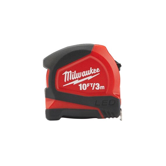 Рулетка со светодиодной подсветкой Milwaukee LED 3m-10ft - 48226602, внеший вид