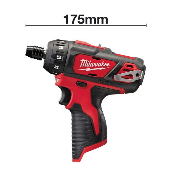 Аккумуляторный винтоверт Milwaukee M12 BD-0 - 4933441910, Модель: M12 BD-0, фото, изображение 2 Аккумуляторный винтоверт Milwaukee M12 BD-0 - 4933441910, Модель: M12 BD-0, внеший вид, изображение 2