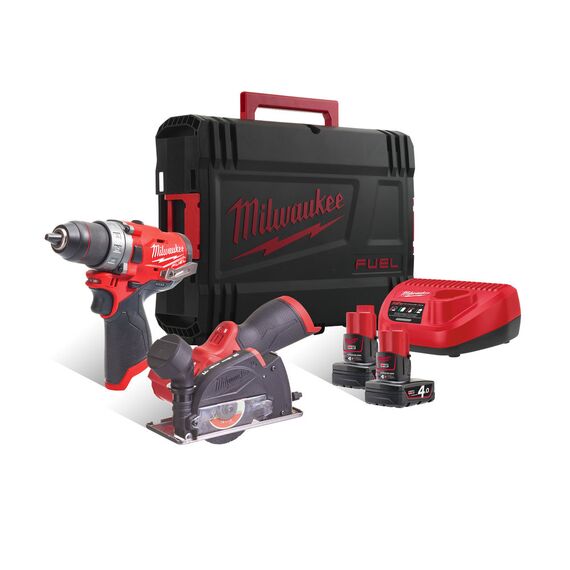 Набор инструмента Milwaukee M12 FPP2F-402X - 4933471681, внеший вид