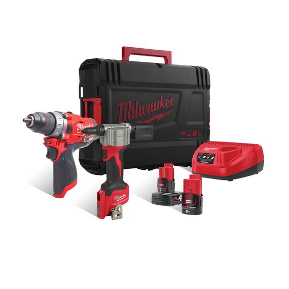 Набор инструмента Milwaukee M12 FPP2S-422X - 4933471682, внеший вид