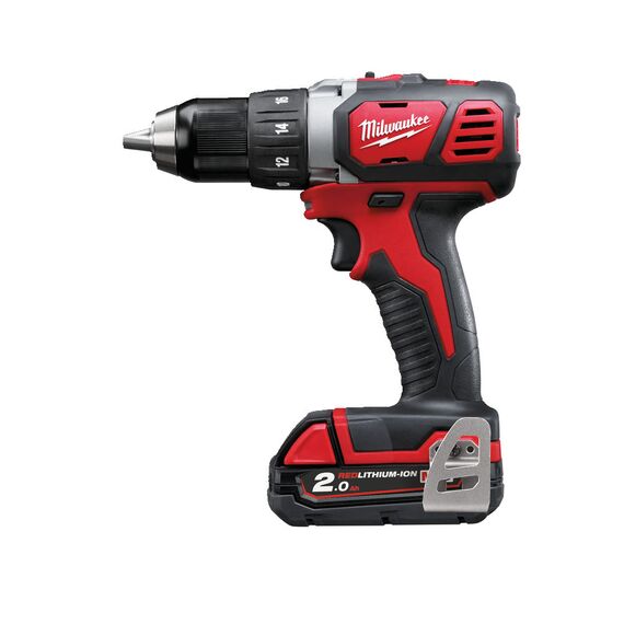 Аккумуляторная дрель-шуруповерт Milwaukee M18 BDD-202C - 4933443555, Модель: M18 BDD-202C, внеший вид, изображение 2