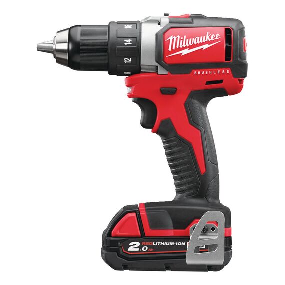 Аккумуляторная дрель-шуруповерт Milwaukee M18 BLDD-202C - 4933448441, Модель: M18 BLDD-202C, внеший вид, изображение 2