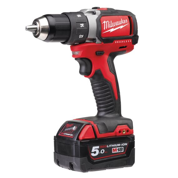 Аккумуляторная дрель-шуруповерт Milwaukee M18 BLDD-502C - 4933448458, Модель: M18 BLDD-502C, внеший вид, изображение 2