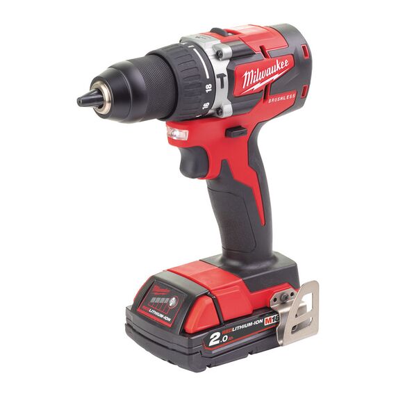 Аккумуляторная ударная дрель-шуруповерт Milwaukee M18 CBLPD-202C - 4933464320, Модель: M18 CBLPD-202C, внеший вид, изображение 2