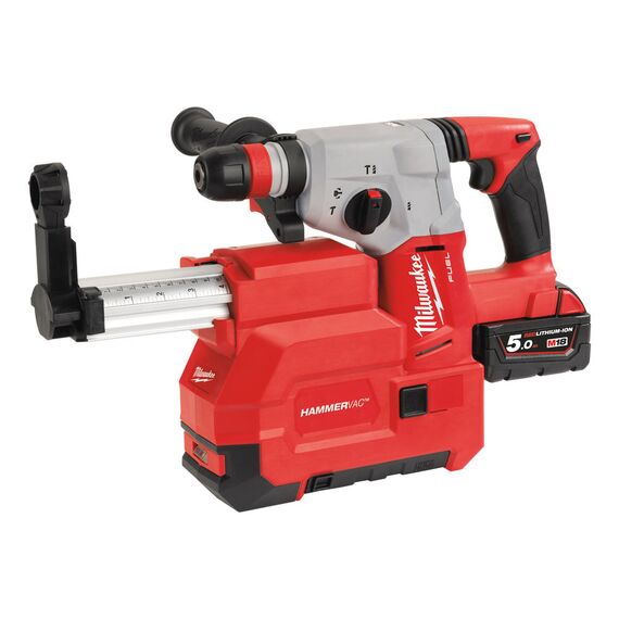 Аккумуляторный перфоратор Milwaukee M18 CHXDE-502C с системой пылеудаления - 4933448185, Модель: M18 CHXDE-502C, внеший вид, изображение 3