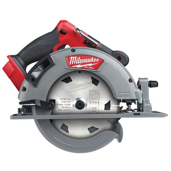 Аккумуляторная циркулярная пила по дереву и пластику Milwaukee M18 FCS66-0 - 4933471376, внеший вид