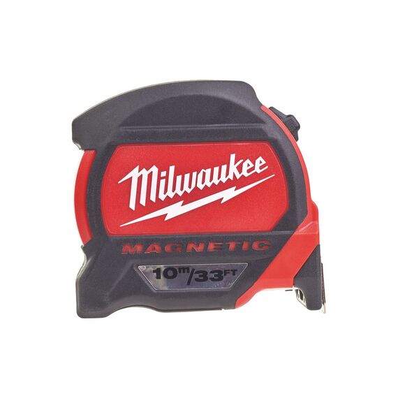 Рулетка с магнитом Milwaukee PREMIUM MAGNETIC 10m-33ft - 48227233, внеший вид