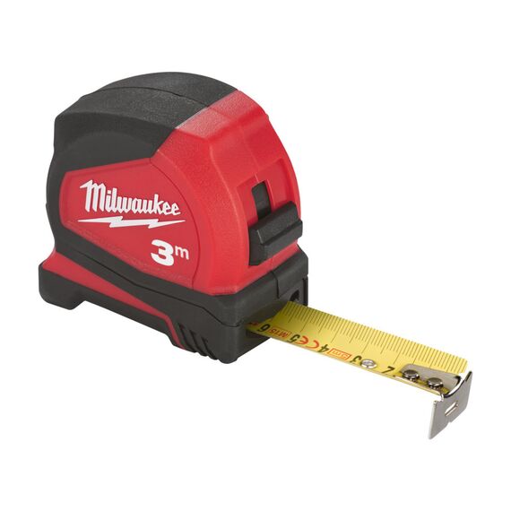 Рулетка Milwaukee PRO COMPACT 3m - 4932459591, Модель: PRO COMPACT 3m, фото, изображение 2 Рулетка Milwaukee PRO COMPACT 3m - 4932459591, Модель: PRO COMPACT 3m, внеший вид, изображение 2
