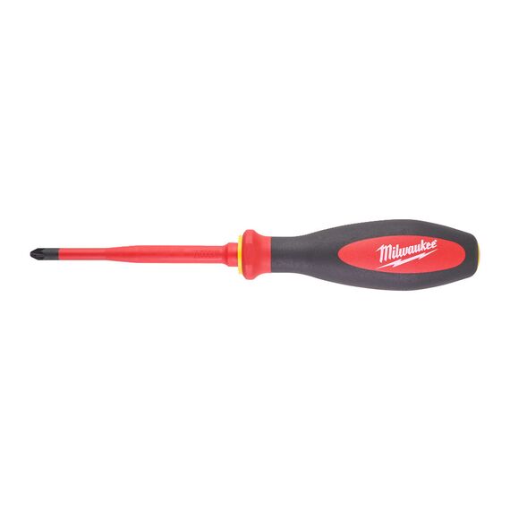 Изолированная отвертка Milwaukee VDE SLIM DRIVER PZ2 X 100 MM - 4932471451, Модель: VDE SLIM DRIVER PZ2 X 100 MM, Длина (мм): 100, внеший вид