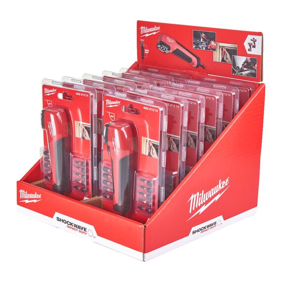 Угловая насадка Milwaukee COUNTER DISPLAY SHOCKWAVE™ RIGHT ANGLE ATTACHMENT SET 11PC - 4932471274, внеший вид, изображение 13