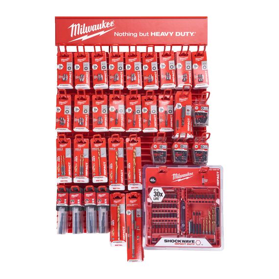 Дисплей MILWAUKEE SHOCKWAVE RED RACK - 4932451317, внеший вид