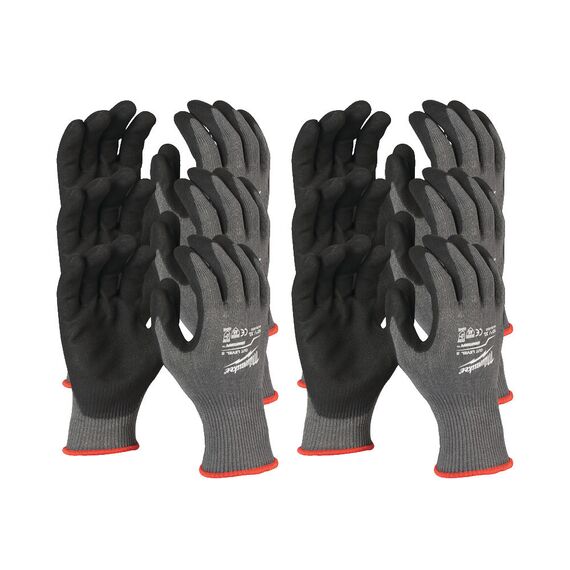 Перчатки рабочие Milwaukee 12 PACK CUT LEVEL 5 11／XXL - 4932471625, Модель: 12 PACK CUT LEVEL 5 11／XXL, внеший вид