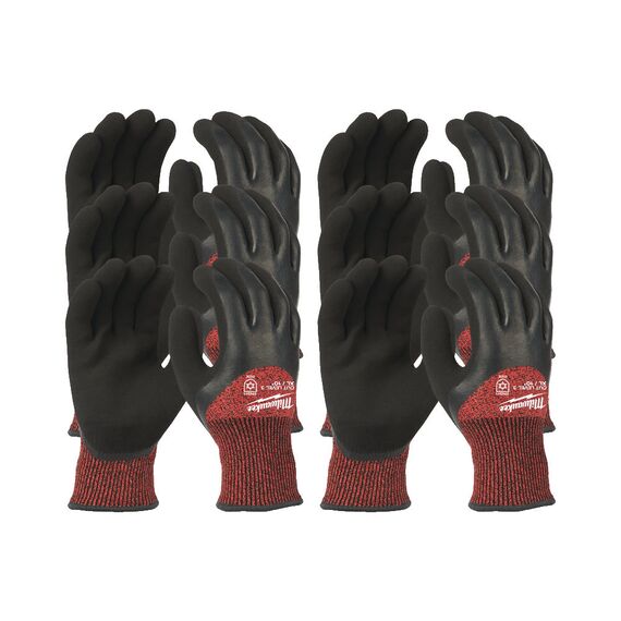 Перчатки рабочие утепленные Milwaukee 12 PACK WINTER CUT LEVEL 3 10／XL - 4932471612, Модель: 12 PACK WINTER CUT LEVEL 3 10／XL, внеший вид