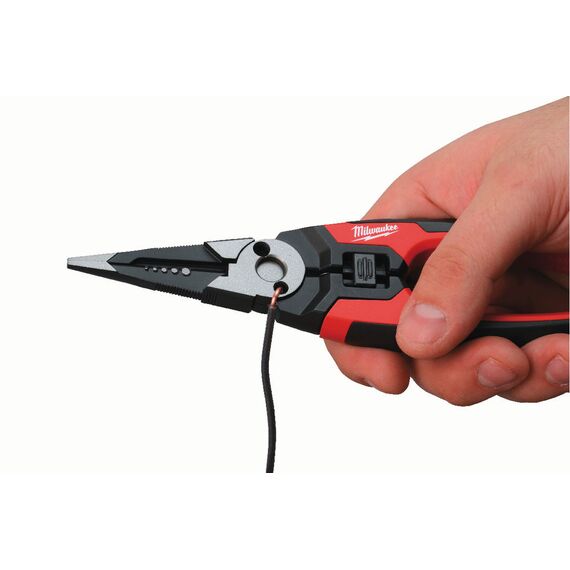 Многофункциональные плоскогубцы кусачки для зачистки проводов Milwaukee 6 IN 1 190MM - 48229069, Модель: 6 IN 1 190MM, внеший вид, изображение 11