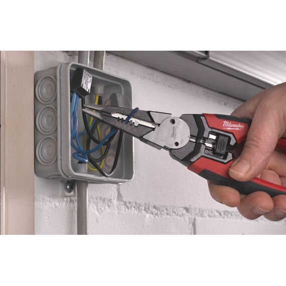 Многофункциональные плоскогубцы кусачки для зачистки проводов Milwaukee 6 IN 1 190MM - 48229069, Модель: 6 IN 1 190MM, внеший вид, изображение 3