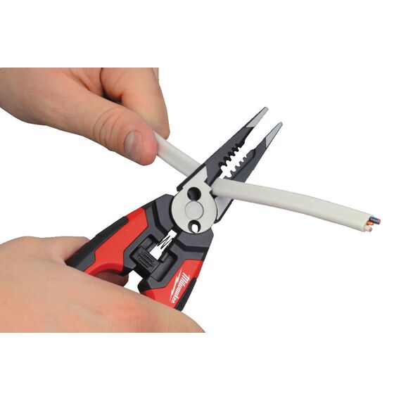 Многофункциональные плоскогубцы кусачки для зачистки проводов Milwaukee 6 IN 1 190MM - 48229069, Модель: 6 IN 1 190MM, внеший вид, изображение 5
