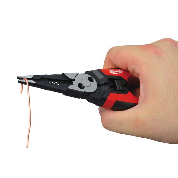 Многофункциональные плоскогубцы кусачки для зачистки проводов Milwaukee 6 IN 1 190MM - 48229069, Модель: 6 IN 1 190MM, внеший вид, изображение 7