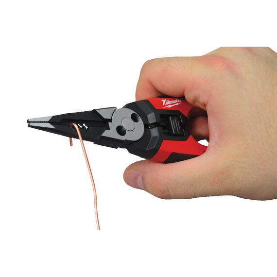 Многофункциональные плоскогубцы кусачки для зачистки проводов Milwaukee 6 IN 1 190MM - 48229069, Модель: 6 IN 1 190MM, внеший вид, изображение 8