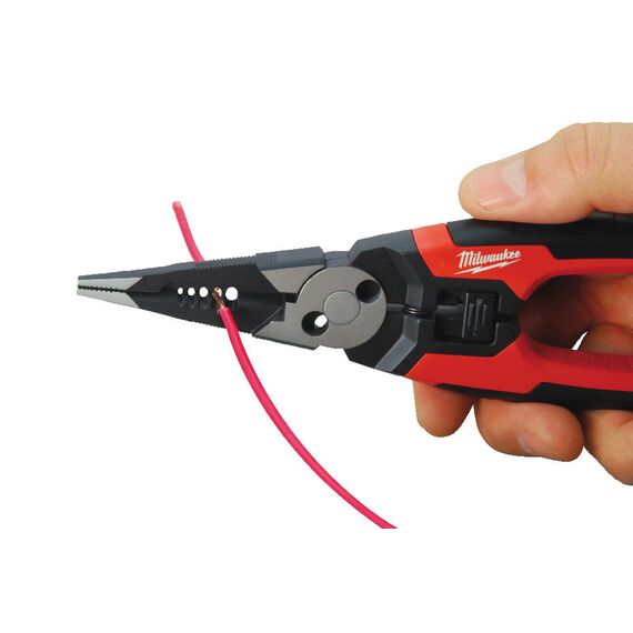 Многофункциональные плоскогубцы кусачки для зачистки проводов Milwaukee 6 IN 1 190MM - 48229069, Модель: 6 IN 1 190MM, внеший вид, изображение 9