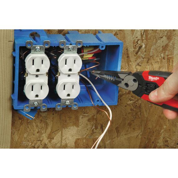 Многофункциональные плоскогубцы кусачки для зачистки проводов Milwaukee 6 IN 1 190MM - 48229069, Модель: 6 IN 1 190MM, внеший вид, изображение 10