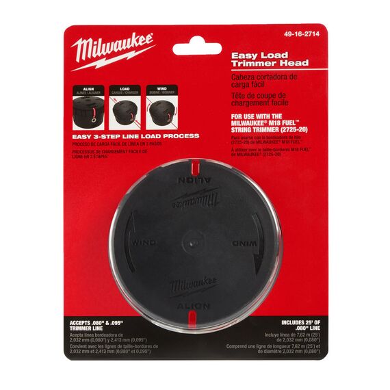 Автоматическая катушка для триммера Milwaukee AUTO FEED TRIMMER REPLACEMENT SPOOL - 49162714, Модель: TRIMMER REPLACEMENT SPOOL AUTO FEED, внеший вид, изображение 2
