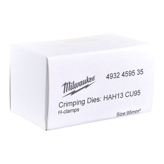 Сменная матрица для опрессовки медных кабельных наконечников и соединительных гильз Milwaukee HAH CU 95 - 4932459535, внеший вид, изображение 2