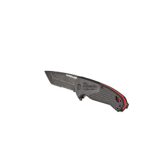 Складной нож с зазубренным лезвием Milwaukee HARDLINE™ FOLDING KNIFE SERRATED - 48221998, Ширина лезвия (мм): 20, Модель: HARDLINE™ FOLDING KNIFE SERRATED, внеший вид, изображение 8