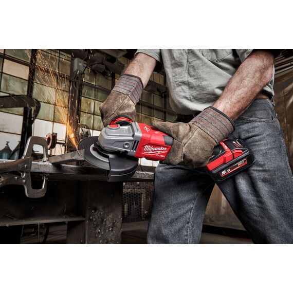 Аккумуляторная углошлифовальная машина Milwaukee M18 FHSAG125XB-552X - 4933471079, Модель: M18 FHSAG125XB-552X, внеший вид, изображение 5