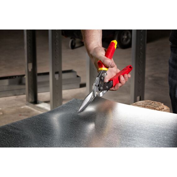 Длинные ножницы по металлу Milwaukee METAL SNIPS STRAIGHT EXTRA LONG прямой рез - 48224537, внеший вид, изображение 2