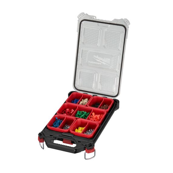 Органайзер тонкий компактный Milwaukee PACKOUT™ COMPACT SLIM ORGANISER - 4932471065, внеший вид, изображение 4