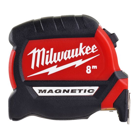 Рулетка с магнитом Milwaukee PREMIUM MAGNETIC GEN III 8m - 4932464600, Модель: PREMIUM MAGNETIC GEN III 8m, внеший вид