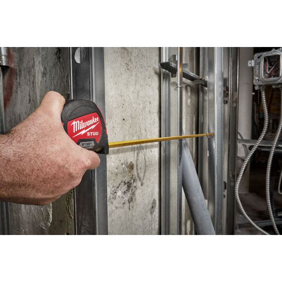 Рулетка с магнитом Milwaukee STUD™ GEN II 8m-26ft - 4932471629, Модель: STUD™ GEN II 8m-26ft, внеший вид, изображение 5