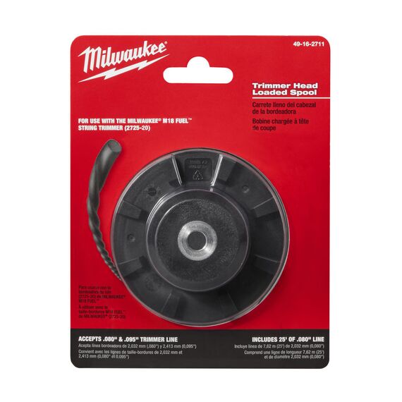 Внутренняя катушка для триммера Milwaukee TRIMMER REPLACEMENT SPOOL - 49162711, Модель: TRIMMER REPLACEMENT SPOOL, фото, изображение 2 Внутренняя катушка для триммера Milwaukee TRIMMER REPLACEMENT SPOOL - 49162711, Модель: TRIMMER REPLACEMENT SPOOL, внеший вид, изображение 2