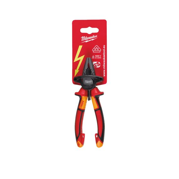 Пассатижи комбинированные Milwaukee VDE COMBINATION PLIER 165MM - 4932464571, внеший вид, изображение 3