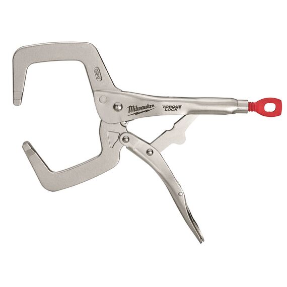 Удлиненная струбцина с неподвижными губками Milwaukee 11˝ Type C TORQUE LOCK™ HAND CLAMPS WITH REGULAR PADS - 4932471728, внеший вид, изображение 2